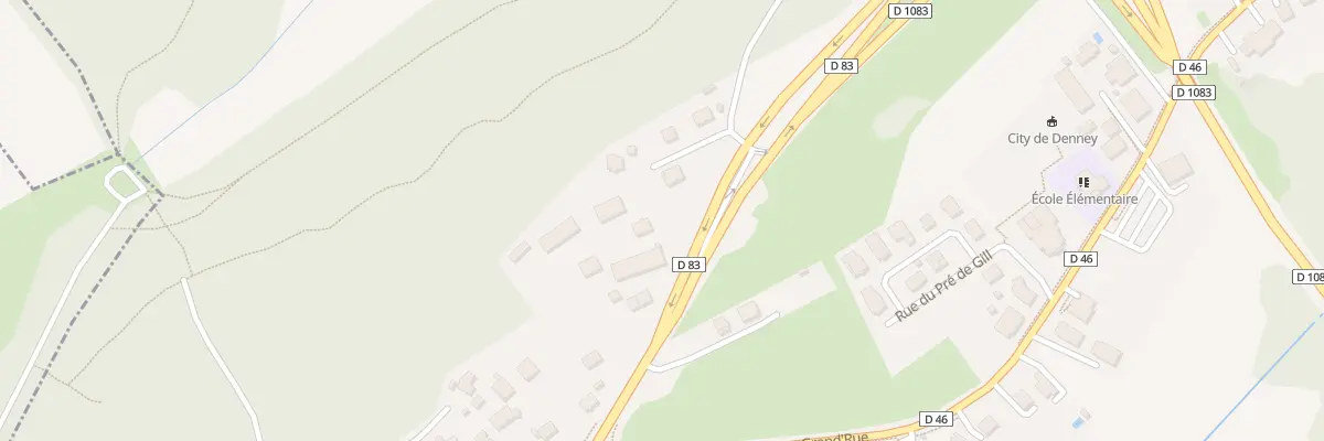 Plan du 4 Av d’Alsace à Denney