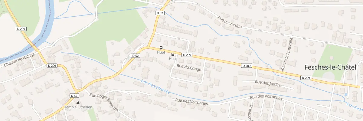 Plan du 23 Rue du Dix Huit Novembre à Fesches-le-Châtel