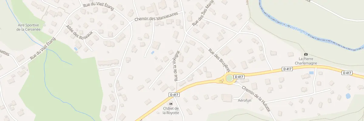 Plan du 4 Rue de la Vologne à Gérardmer