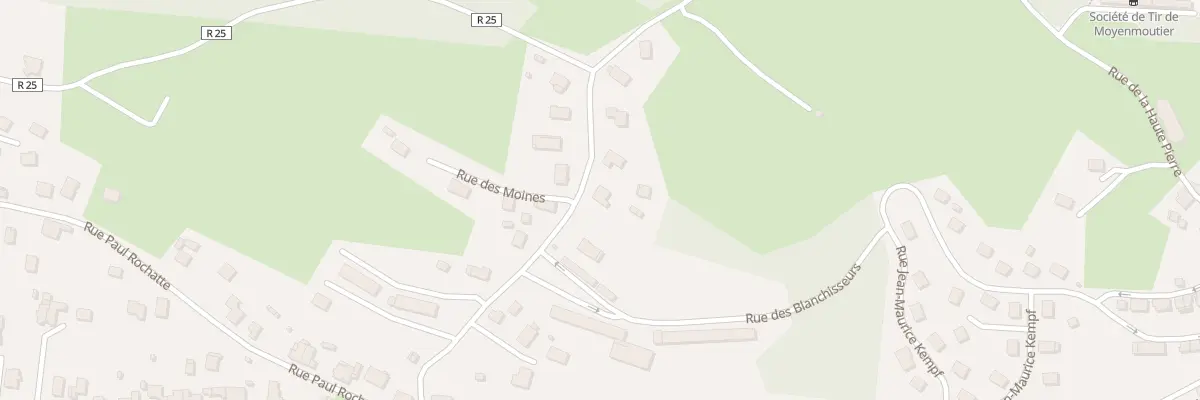 Plan du 236 Rue Des Moines à Moyenmoutier