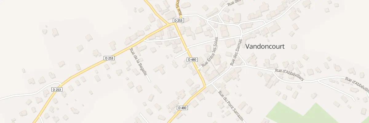 Plan du 17 Rue des Damas à Vandoncourt