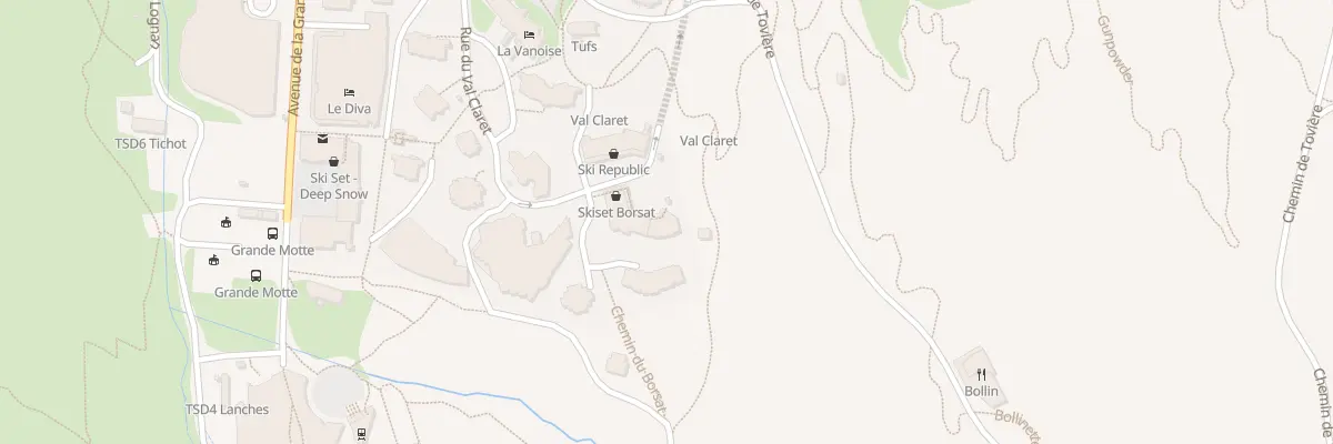 Plan du 668 Rue du Val Claret à Tignes