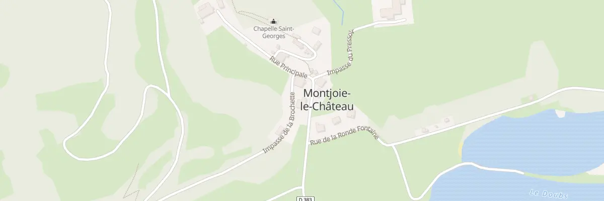 Plan du 1 Rue Principale à Montjoie-le-Château