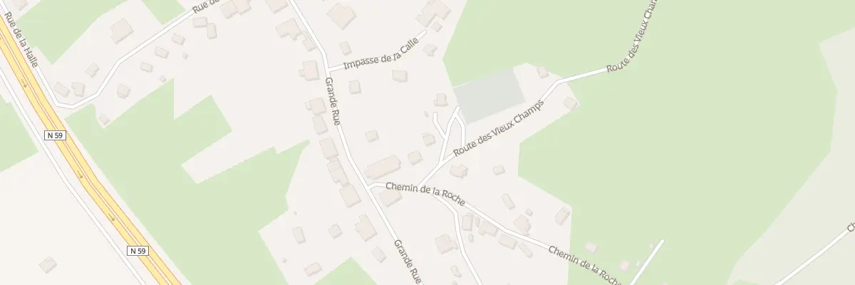 Plan du 75 Rte Des Vieux Champs à La Voivre
