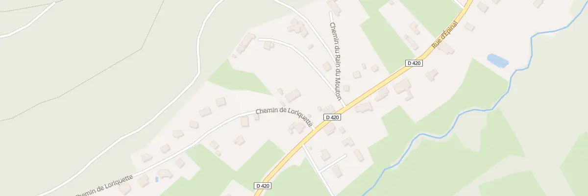 Plan du 6 Che de Loriquette à Saint-Dié-des-Vosges