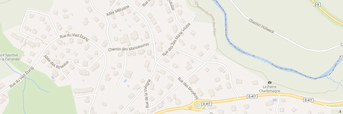 Plan du 14 Rue de la Vologne à Gérardmer