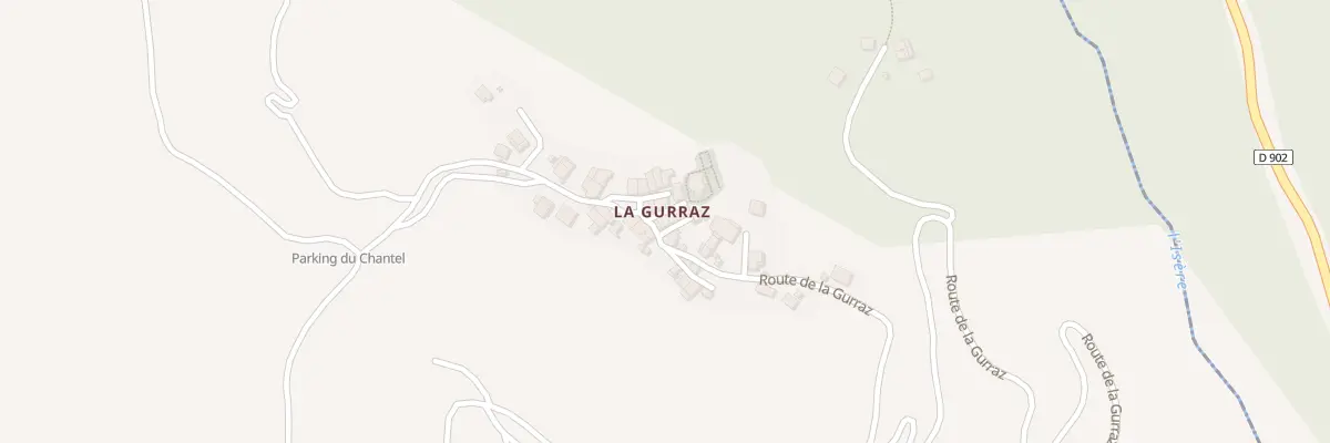 Plan du 5150 La Gurraz à Villaroger