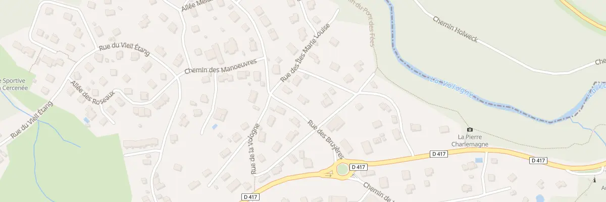 Plan du 12 Rue de la Vologne à Gérardmer