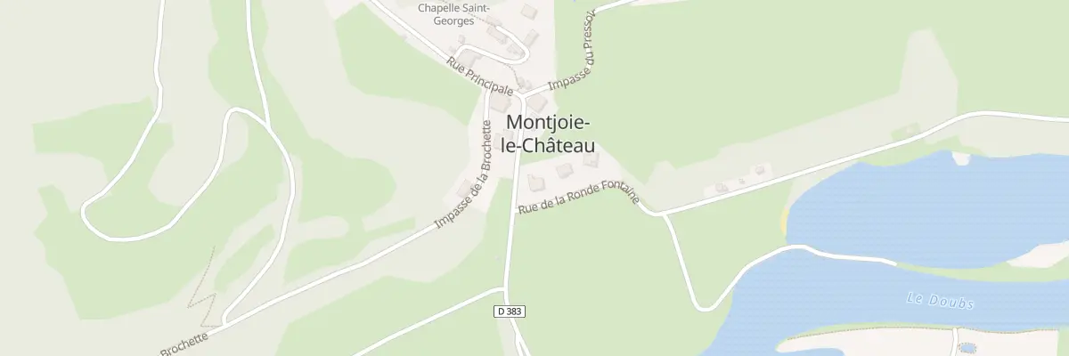 Plan du 1 Rue de la Rondefontaine à Montjoie-le-Château
