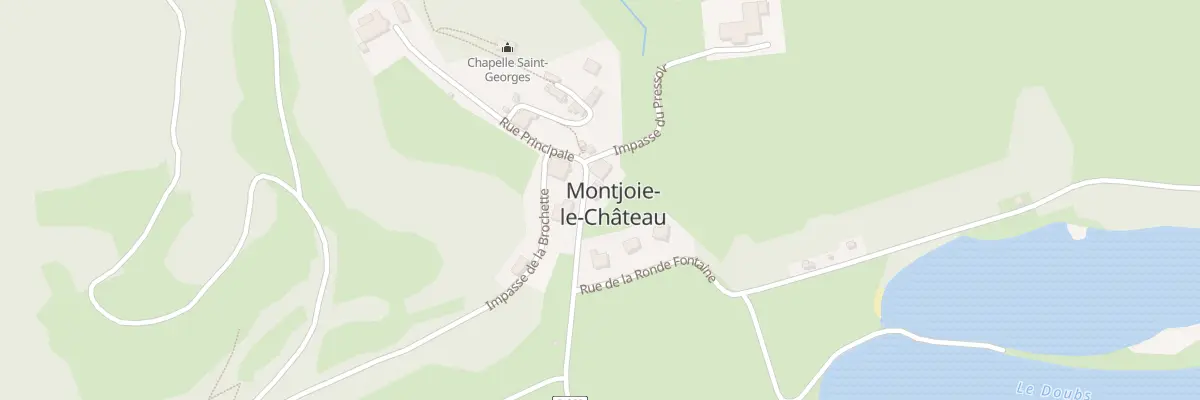 Plan du 2 Rue Principale à Montjoie-le-Château