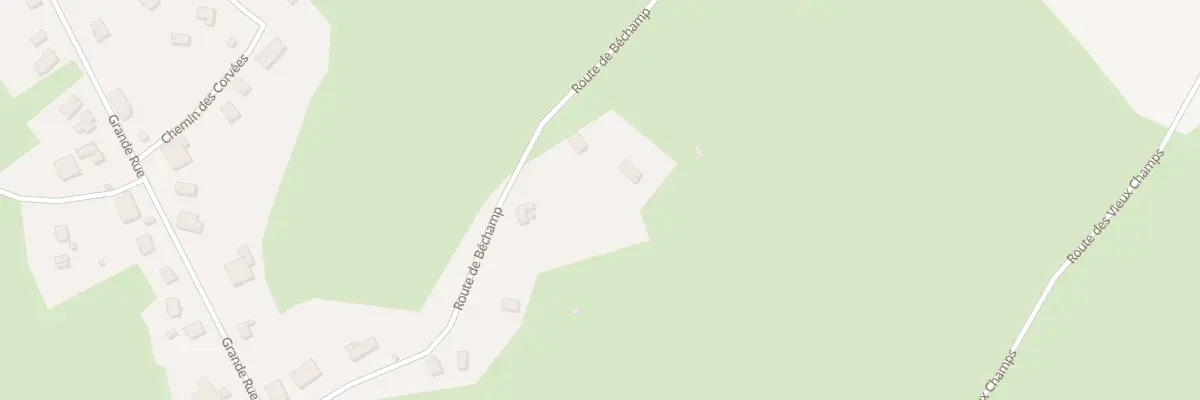 Plan du 192 Rte De Bechamp à La Voivre