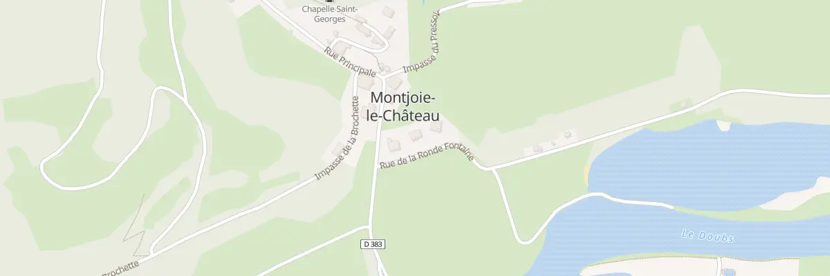 Plan du 3 Rue de la Rondefontaine à Montjoie-le-Château