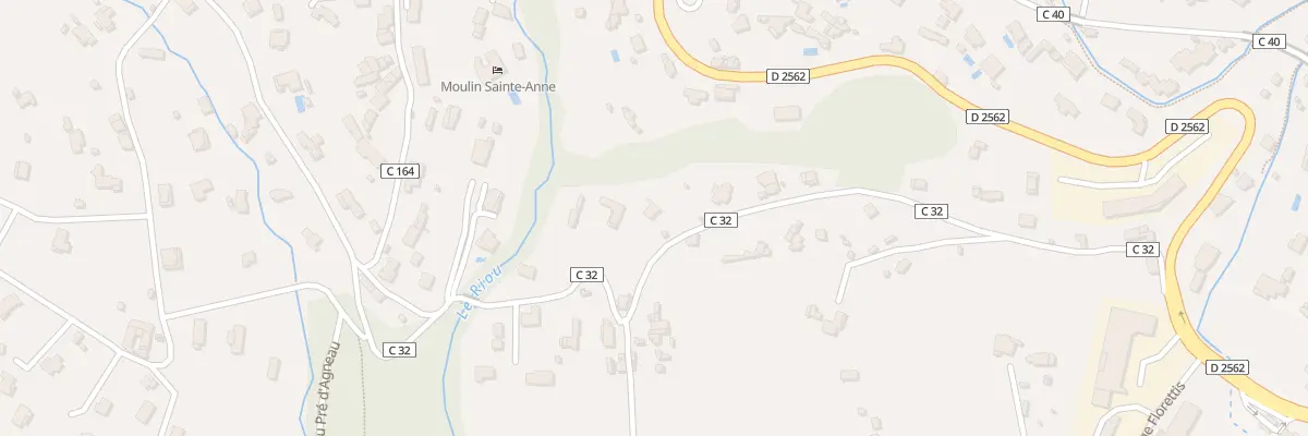 Plan du 40 Vche Vieux Chemin Sainte Anne à Grasse