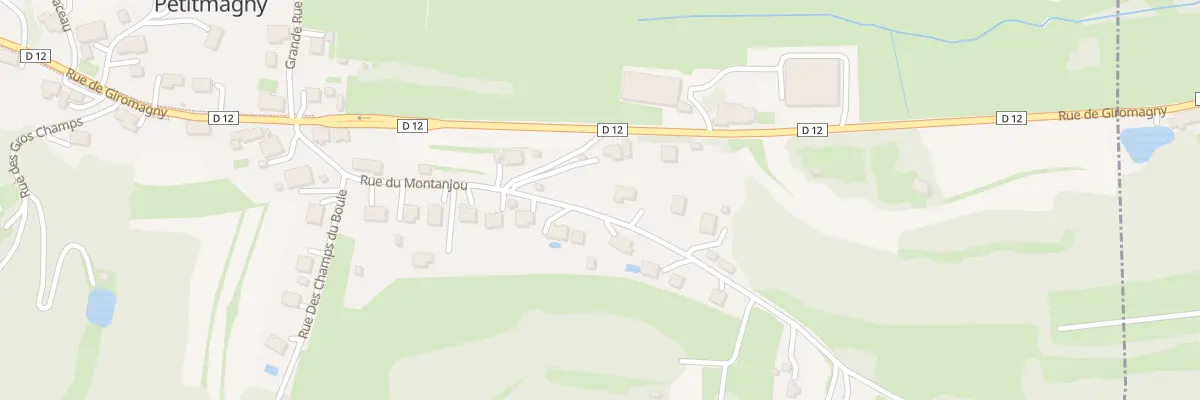 Plan du 5 Rue du Montanjou à Petitmagny