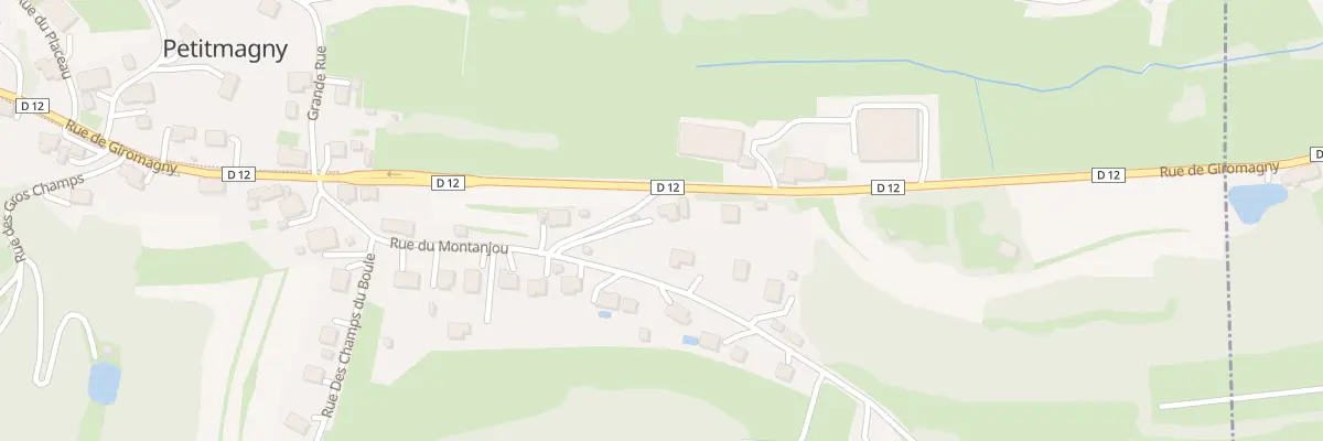 Plan du 5042 Rue de Giromagny à Petitmagny