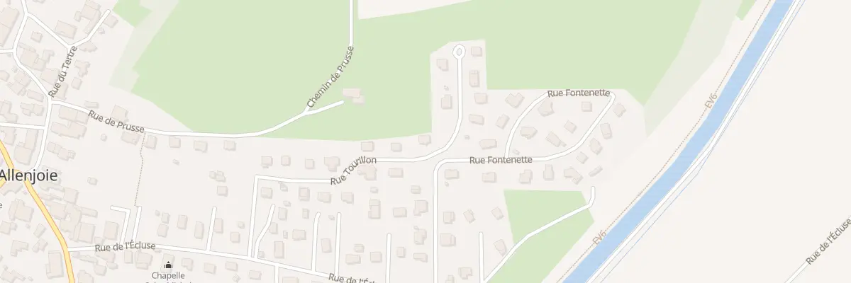 Plan du 14 Rue Tourillon à Allenjoie