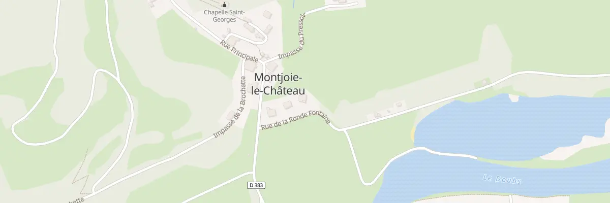 Plan du 5 Rue de la Rondefontaine à Montjoie-le-Château
