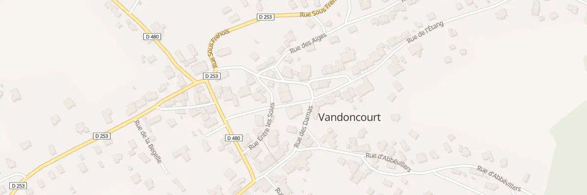 Plan du 1 Rue Entre les Soies à Vandoncourt