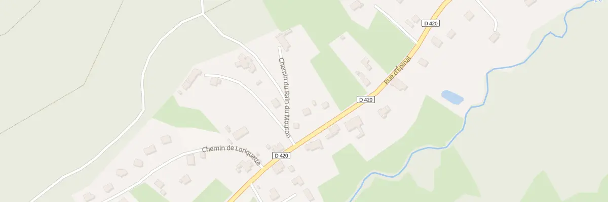 Plan du 198 Rue d’Epinal à Saint-Dié-des-Vosges
