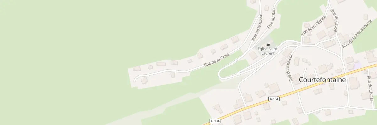 Plan du 10 Rue de la Craie à Courtefontaine