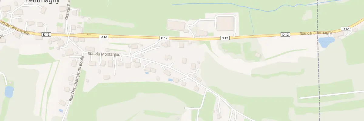 Plan du 7 Rue du Montanjou à Petitmagny