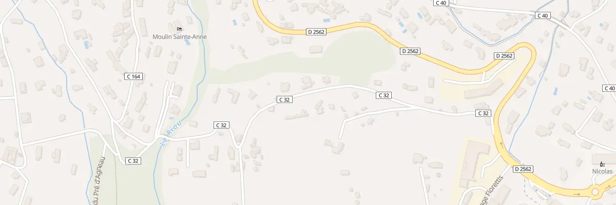 Plan du 33 Vche Vieux Chemin Sainte Anne à Grasse