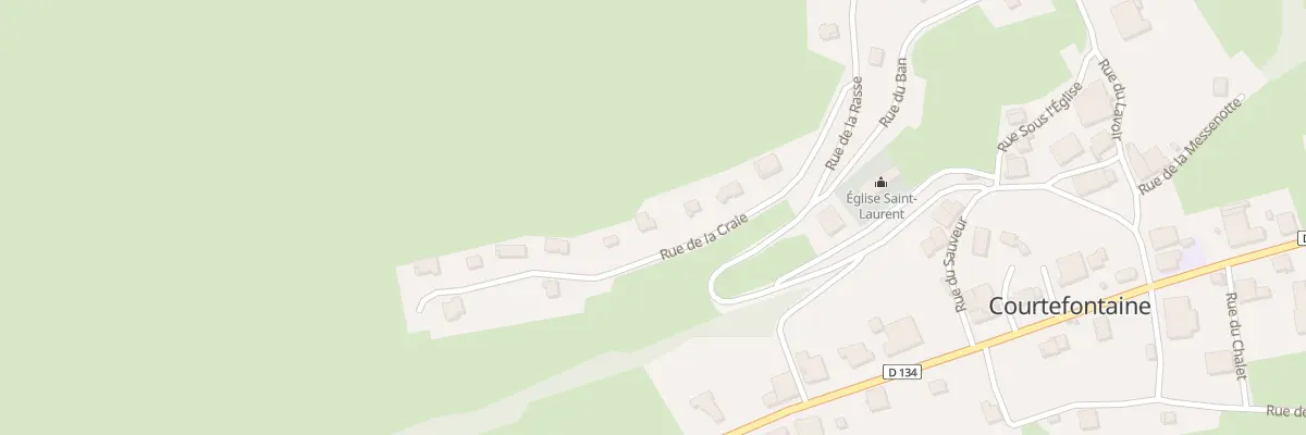 Plan du 8 Rue de la Craie à Courtefontaine