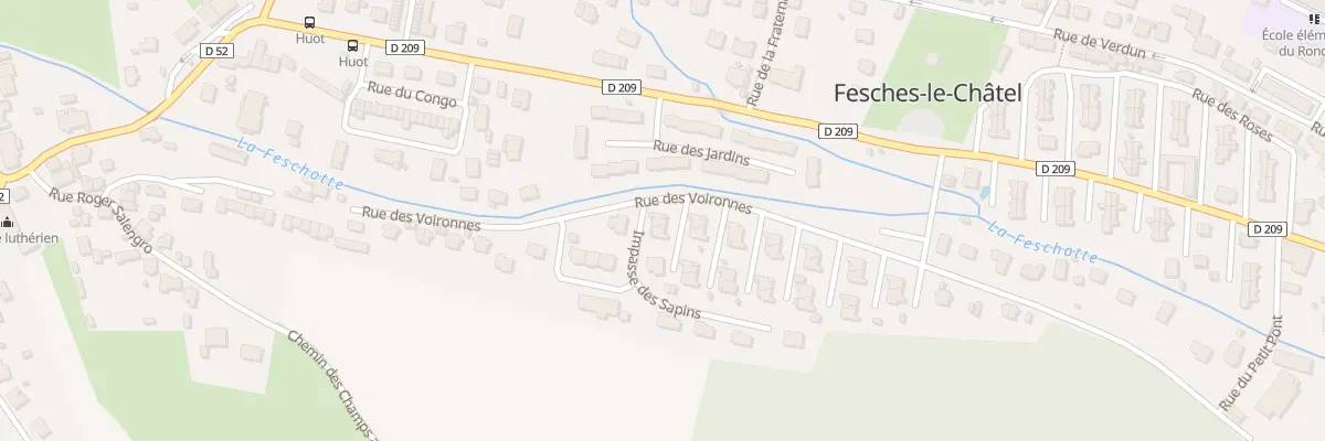 Plan du 1 Imp de l’Etoile à Fesches-le-Châtel