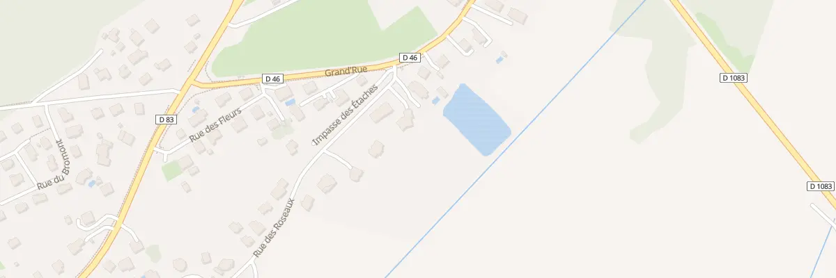 Plan du 1 Rue des Roseaux à Denney