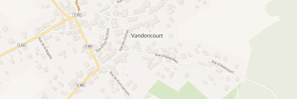 Plan du 7 Rue d’Abbévillers à Vandoncourt