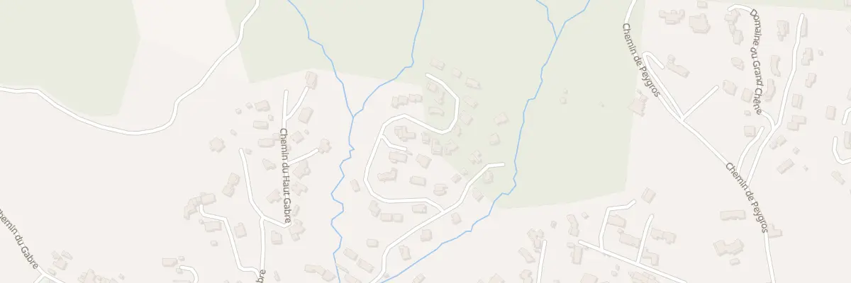 Plan du 628 Che du Gabre à Auribeau-sur-Siagne