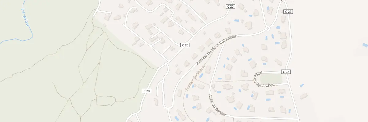 Plan du 36 Av Vieux Colombier à Grasse