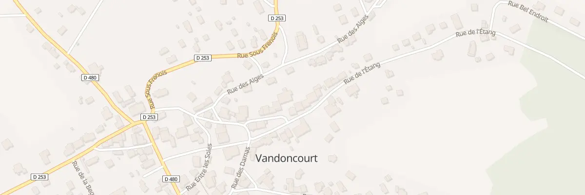 Plan du 12 Rue des Aiges à Vandoncourt