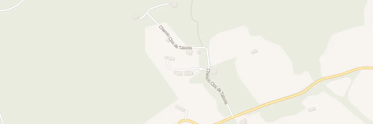 Plan du 254 Che Le Clos de Talonis à Sallagriffon