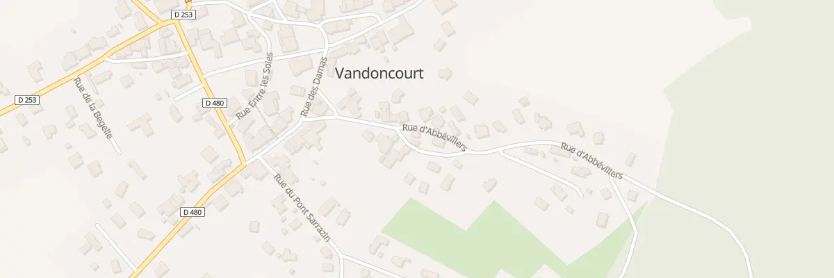 Plan du 11 Rue d’Abbévillers à Vandoncourt