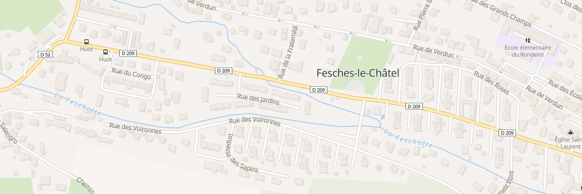 Plan du 19 Rue des Jardins à Fesches-le-Châtel