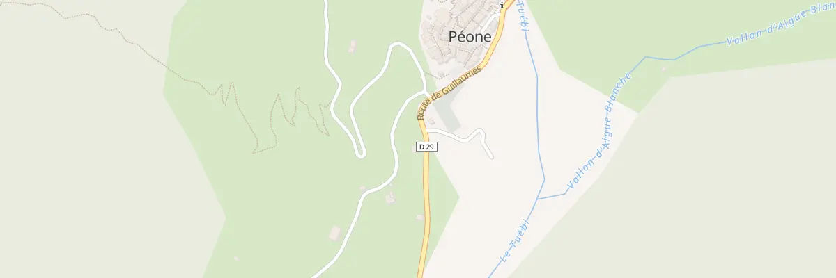 Plan du 5088 Aubert à Péone