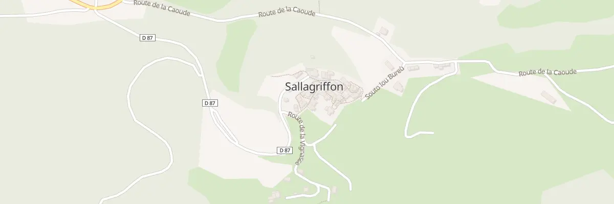 Plan du 3 Tra du Pontis à Sallagriffon