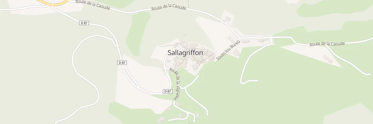 Plan du 7 Rue du Font de la Pierre à Sallagriffon