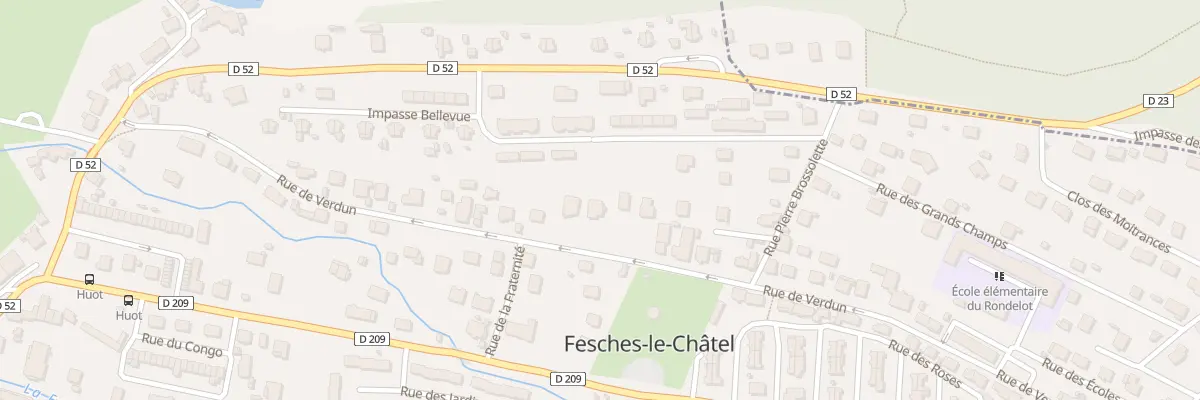 Plan du 50 Rue de Verdun à Fesches-le-Châtel