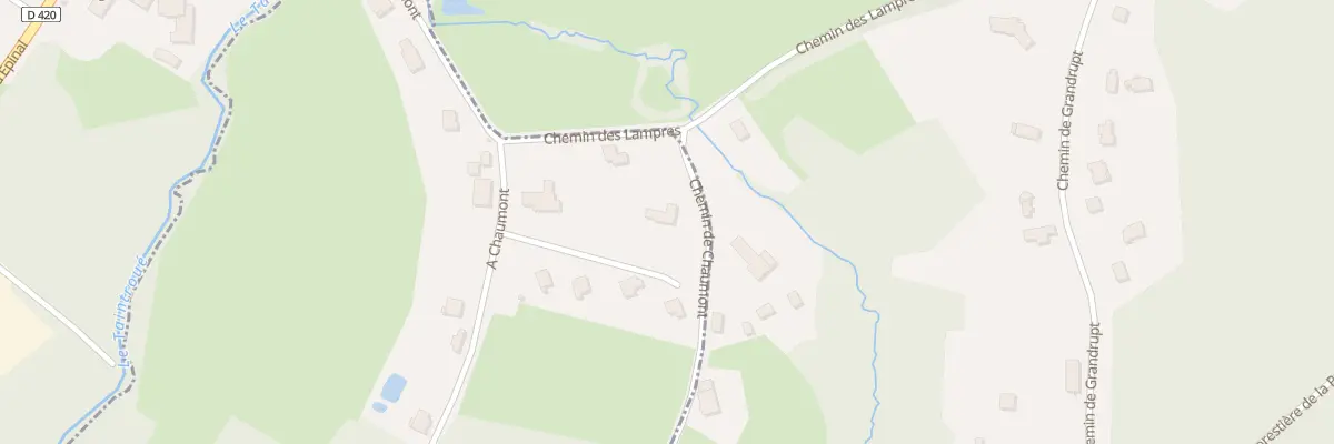 Plan du 3 A Chaumont à Taintrux