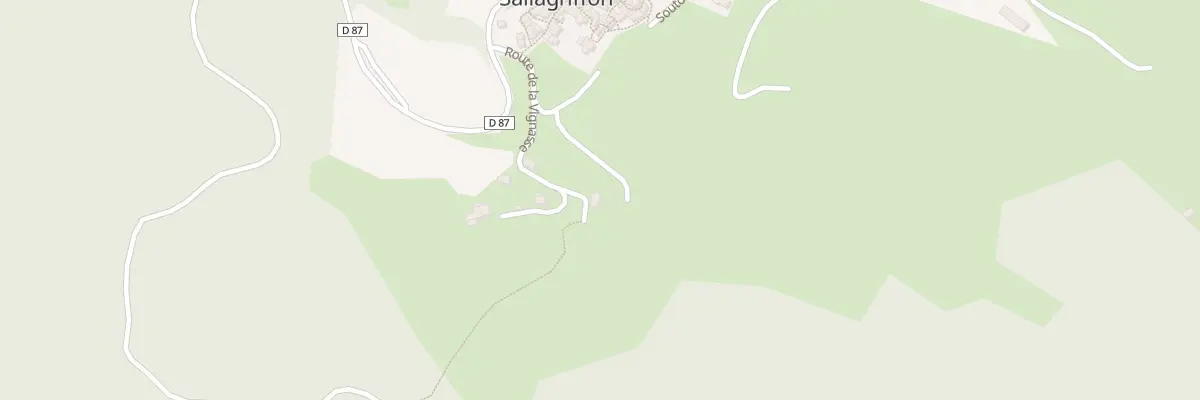 Plan du 151 Rte de la Vignasse à Sallagriffon