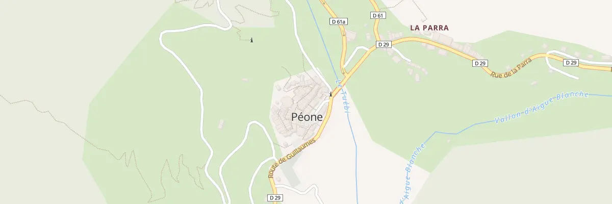 Plan du 17 Rue de l’Eglise à Péone