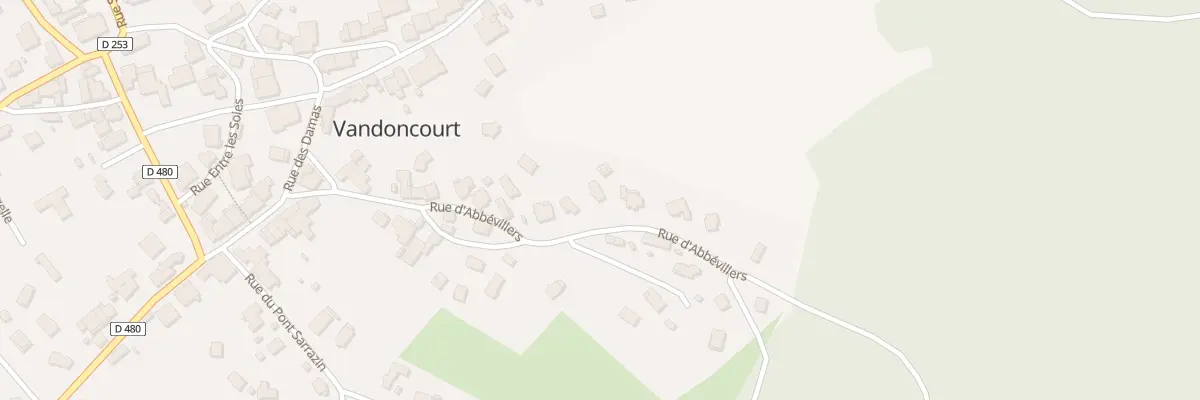 Plan du 21 Rue d’Abbévillers à Vandoncourt