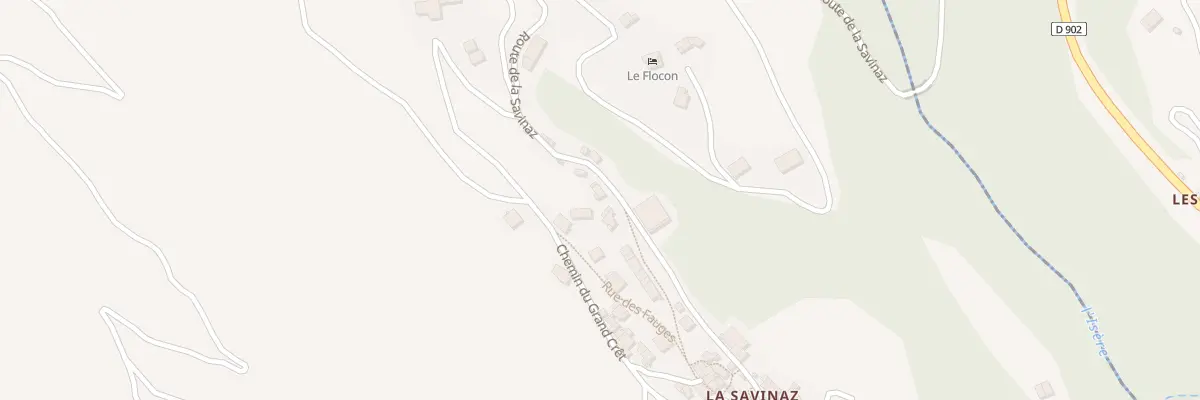 Plan du 5401 Les Fauges à Villaroger