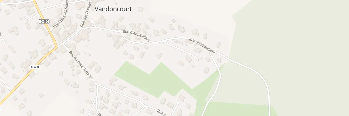 Plan du 20 Rue d’Abbévillers à Vandoncourt
