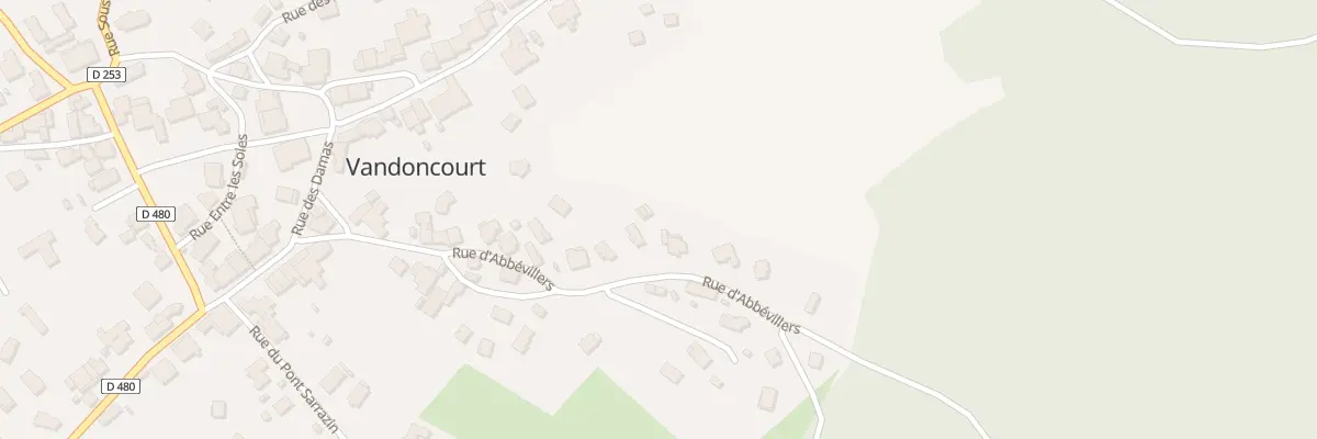 Plan du 23 Rue d’Abbévillers à Vandoncourt