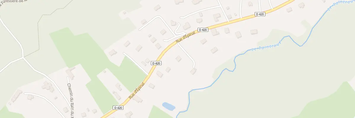 Plan du 155 Rue d’Epinal à Saint-Dié-des-Vosges