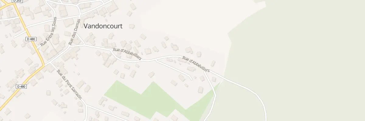 Plan du 24 Rue d’Abbévillers à Vandoncourt