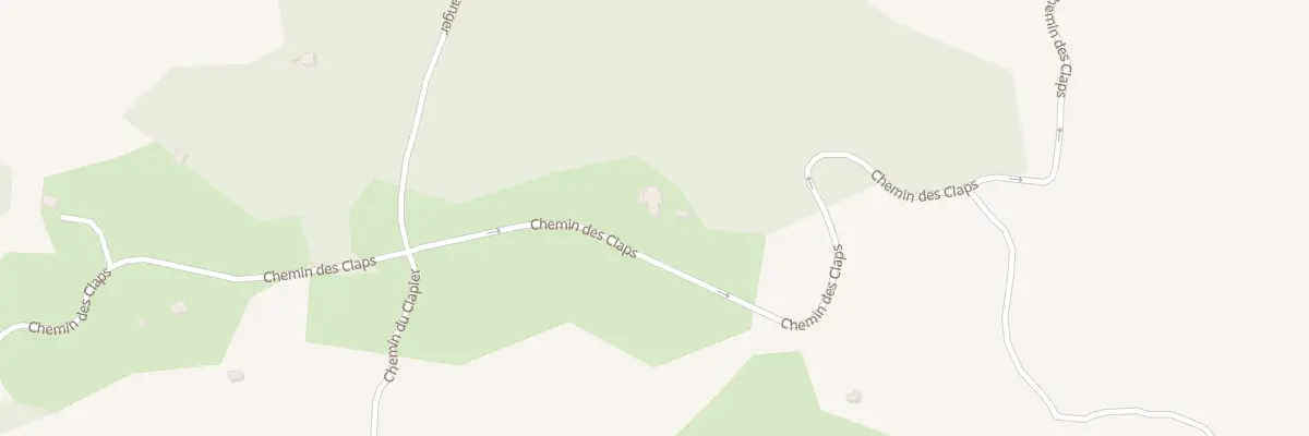 Plan du 3335 Che des Claps à Caussols